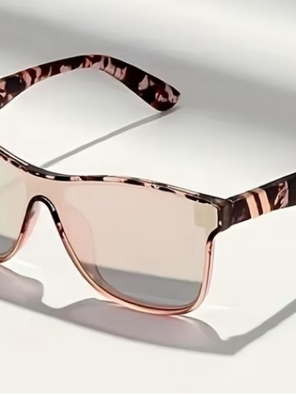 Reflective lenses Rose Tortoise Sunglasses